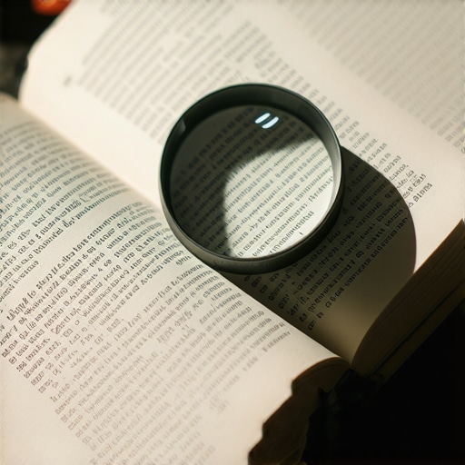 Ilustracija otvorenog vodiča za proveru činjenica iz ChatGPT-a, sa lupom koja simbolizuje kritičku analizu AI generisanih informacija.