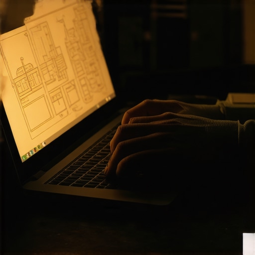 Osoba uči osnove mašinskog učenja u radionici na starom laptopu