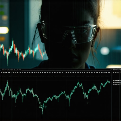 Analiza AI dionica 2026 Digitalni grafikon dionica sa odrazom majstora u radionici