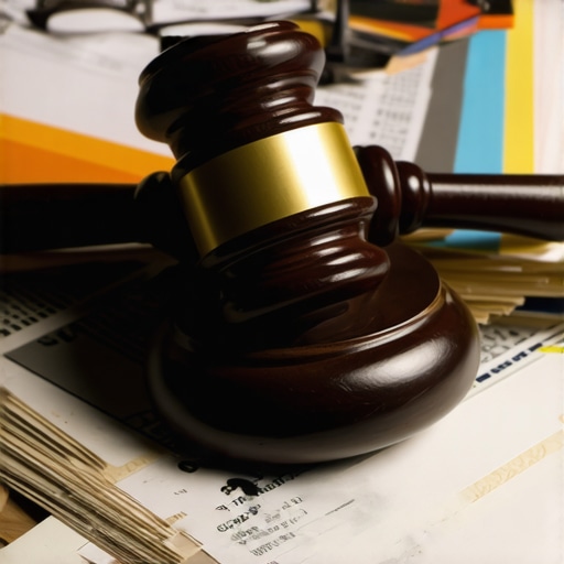 Autorska prava i AI umetnost 2026 Legalni čekić na AI generisanim slikama koji simbolizuje autorska prava