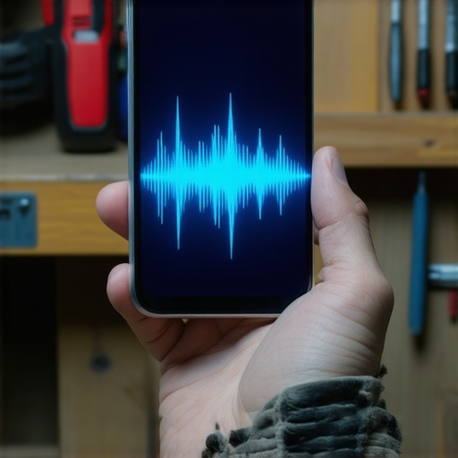 Osoba koristi ChatGPT glasovni mod na telefonu u radionici