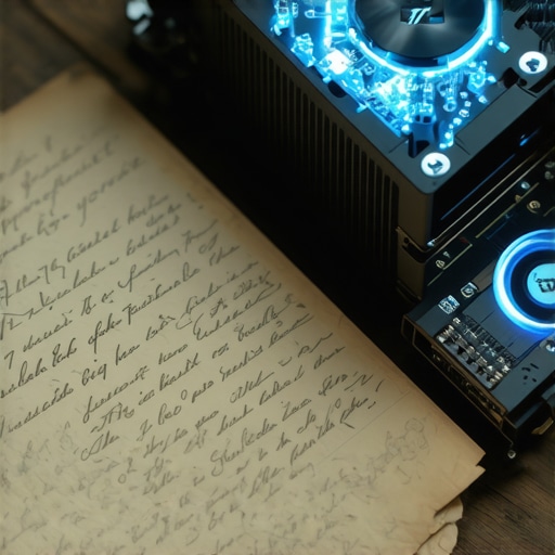 Hardverski setup za AI čitanje starog rukopisa