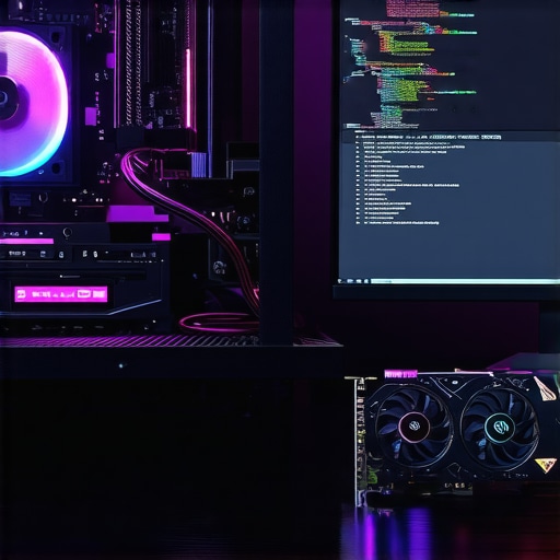 Unutrašnjost računara sa grafičkom karticom za pokretanje lokalnog LLM-a