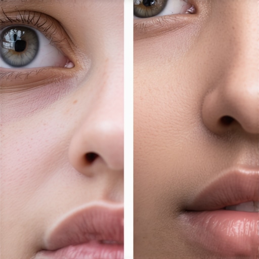 Grafički prikaz razlike između pravog lica i AI deepfake maske sa istaknutim greškama u renderovanju