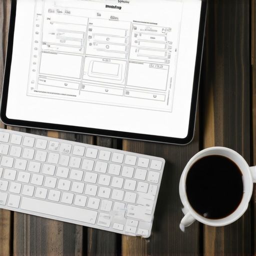 Struktura AI prompte na ekranu tableta tokom poslovnog intervjua