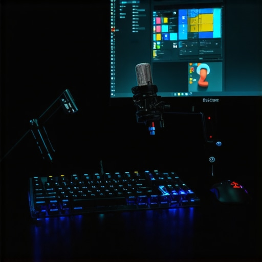 Mehanička tastatura i mikrofon za profesionalne digitalne sastanke