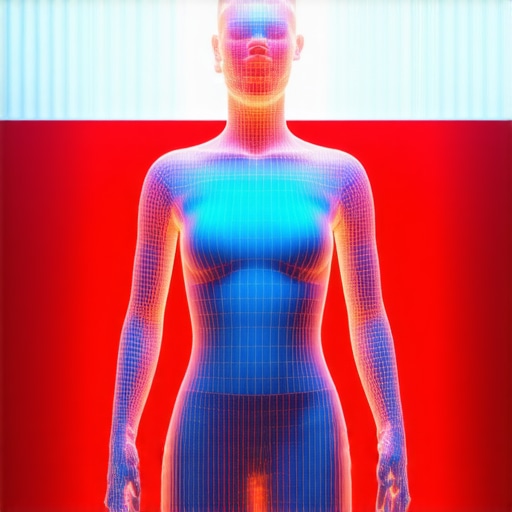 3D Wireframe fabric tension analysis Digital clothing simulation showing fabric stress points on a 3D model