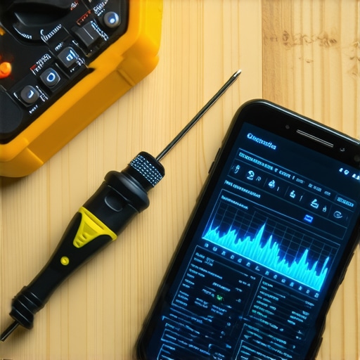 Android phone with AI planning app on a craftsman's workbench