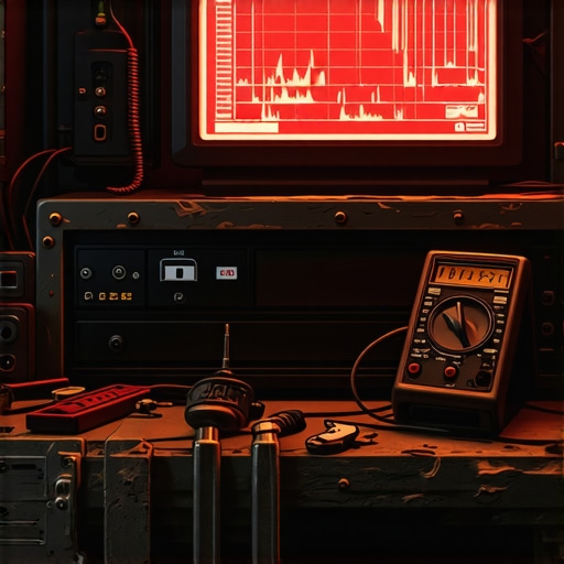 Monitoring AI metrics on a digital screen in an industrial environment