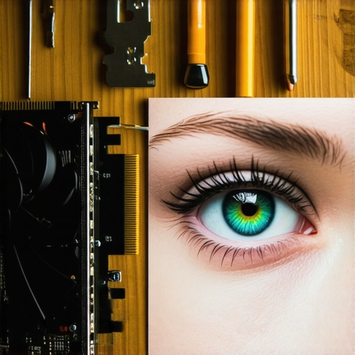 Grafička kartica i visokokvalitetni print slike za poređenje