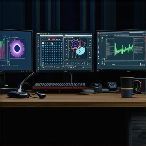 AI Workshop Setup 2026 Radni sto za AI prekvalifikaciju sa otvorenim kućištem računara i kodom na ekranima