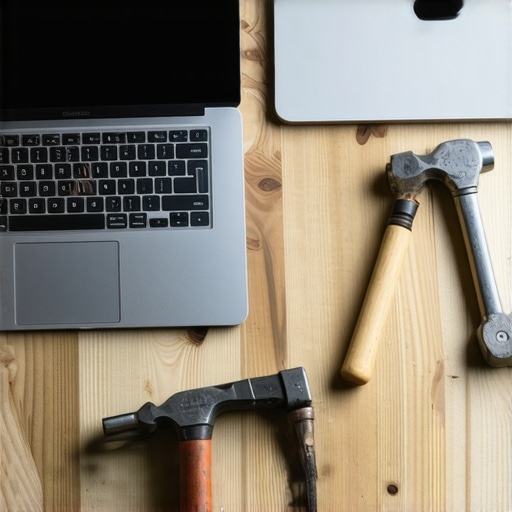 AI kao alat u majstorskoj radionici Digitalni alat i fizički alat na radnom stolu