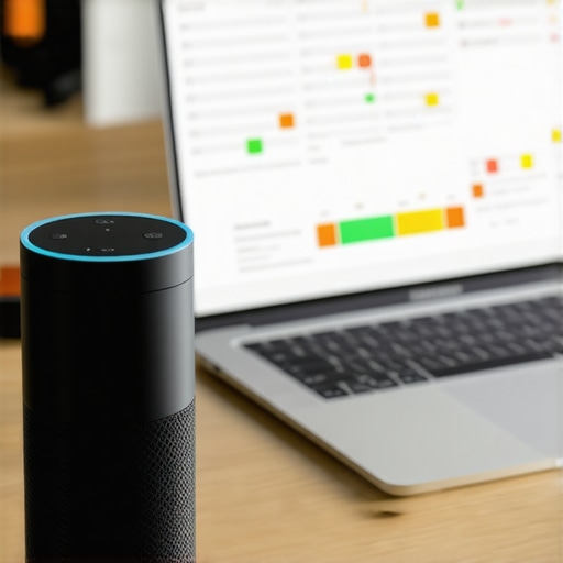 Setup of Alexa voice commands for professional office productivity