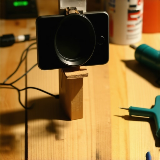 Ručno rađeni STEM set od kartona i starog telefona sa AI funkcijom na radnom stolu