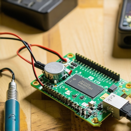 Raspberry Pi i senzori za pametni termostat na radnom stolu