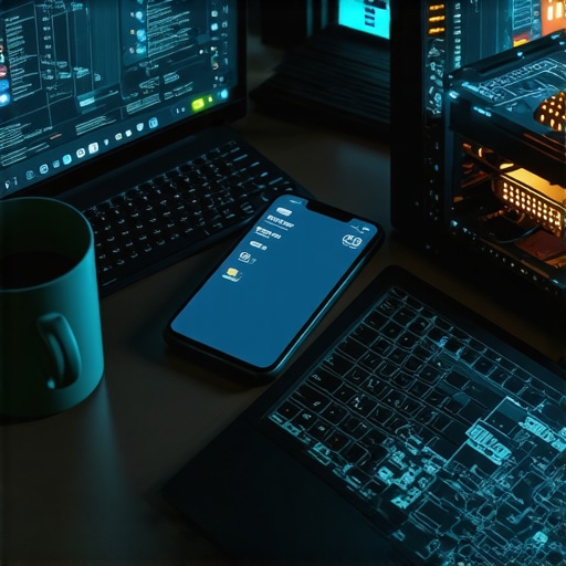 DIY AI Video Production Setup 2026 AI video editing workstation with smartphone and laptop rendering TikTok content