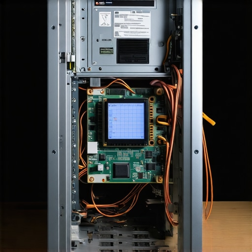 Stari kompjuter pretvoren u moderni energetski efikasan AI server u zanatskoj radionici.