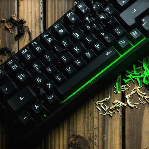 Close-up of a keyboard in a workshop environment representing the blend of manual labor and digital writing tools.