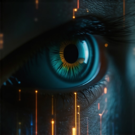 Detaljna analiza AI generisanog oka sa vidljivim digitalnim greškama u refleksiji