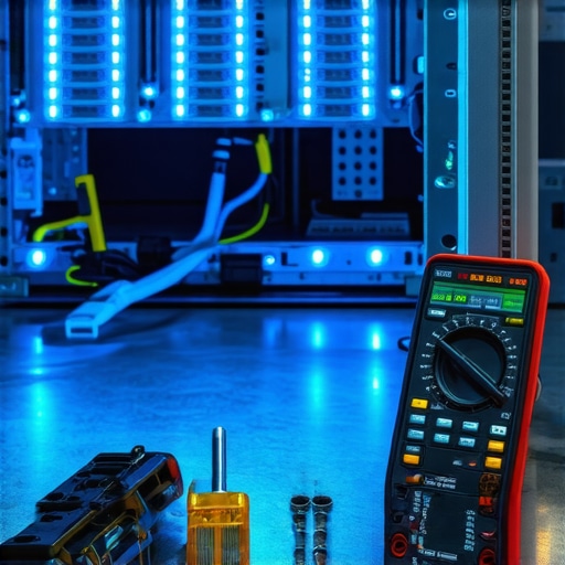 Close up of server hardware and tools representing DIY business security