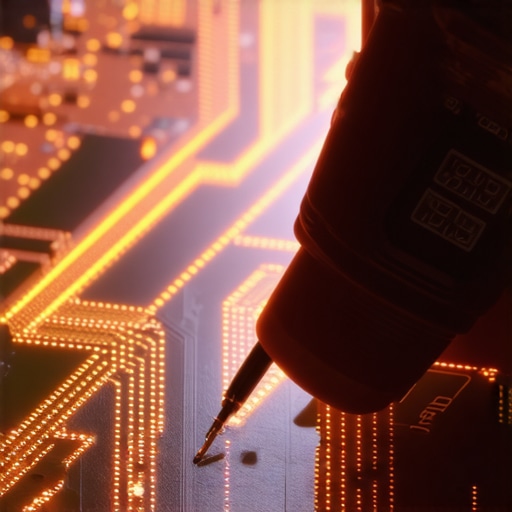 Multimetar testira digitalno kolo koje predstavlja AI model