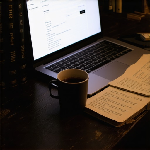 Student koristi ChatGPT za učenje u mračnoj sobi sa knjigama i kafom