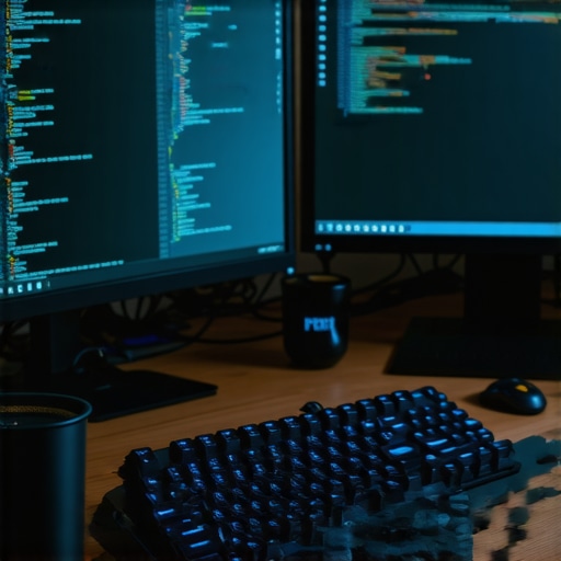 Moderan radni prostor sa AI alatima i automatizacijom za freelance poslove u 2026. godini.