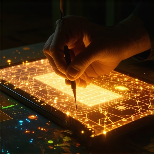 Digitalno klesanje i latentni prostor Ruke umetnika koje spajaju AI tehnologiju i tradicionalne tehnike slikanja