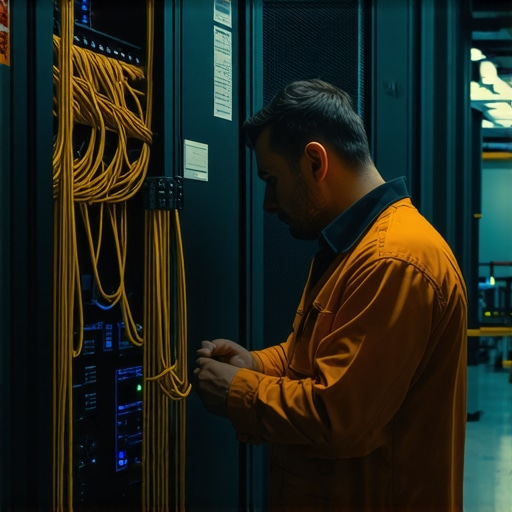 Etički nadzor u AI radionici Čovjek vrši inspekciju AI servera radi osiguranja etičke odgovornosti