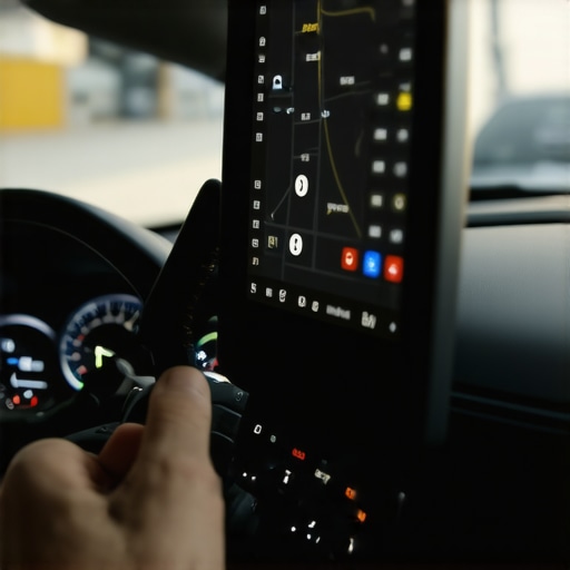 Instalacija AI navigacionog sistema u radionici Ruke majstora kako montiraju AI ekran u automobilu