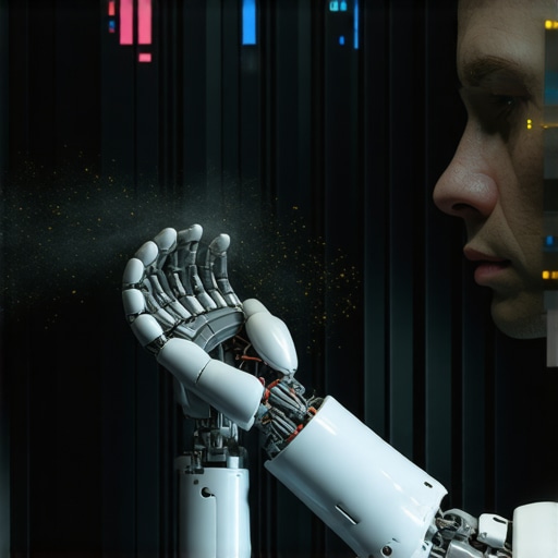 Ljudski nadzor nad AI modelom Čovjek kontroliše robotsku ruku u AI okruženju