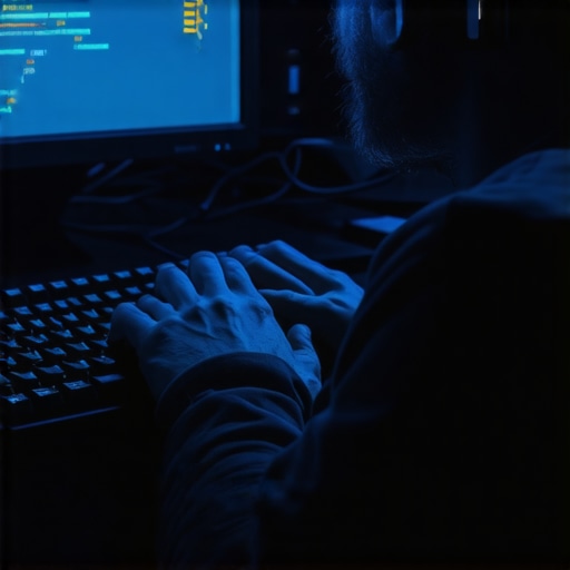 Programer koristi AI za ispravljanje bugova u kodu u tamnom radnom okruženju