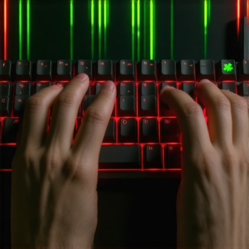 Ruke kucaju na tastaturi sa digitalnim AI korekcijama stila i gramatike