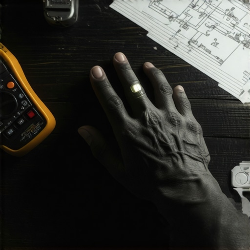 Makro prikaz potkožnog čipa i mjerne opreme