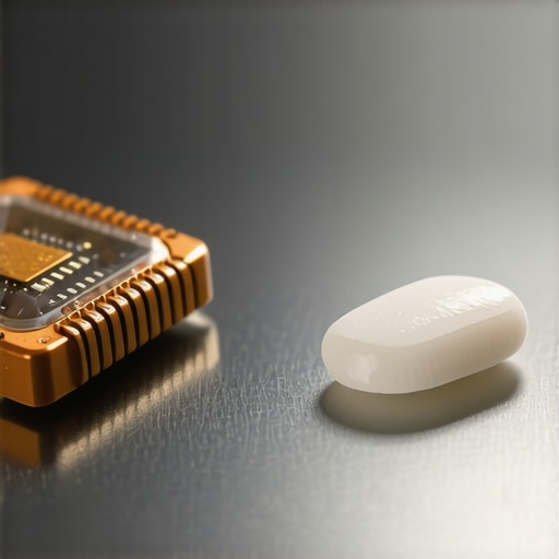 Tehnički detalji NFC implantata za ljude NFC čip za ugradnju pod kožu pored zrna riže na sterilnoj podlozi