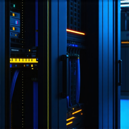 Detaljan prikaz servera sa kablovima koji simbolizuju AI preporuke