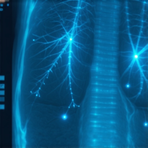 AI algorithm analyzing X-ray for cancer detection and shortening waiting lists