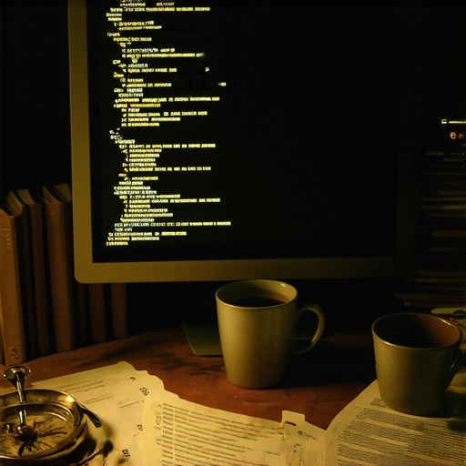 AI Patenting Workshop 2026 Legal documents and code on a dark desk representing AI patent protection