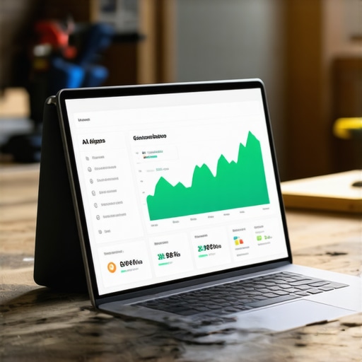 Prikaz ekrana sa AI preporukama za web shop i rastom prodaje