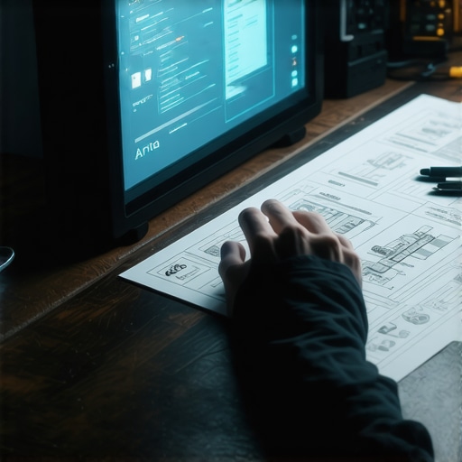 Opera browser Aria AI interface on a professional workbench