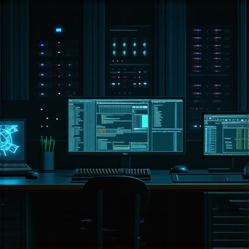 Budućnost programiranja 2026 lokalna AI infrastruktura Programer radi na lokalnom AI modelu u modernoj radionici