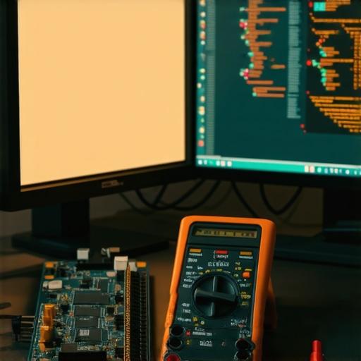 DIY AI Audit radna stanica Slika koja prikazuje proces ručnog testiranja AI sistema uz pomoć hardverskih alata i koda.