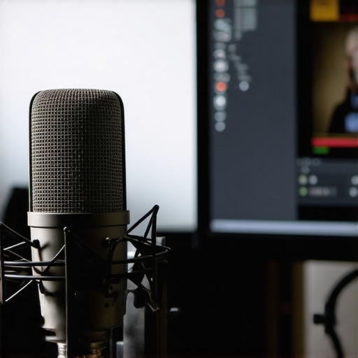 Professional microphone setup for passing AI job interviews