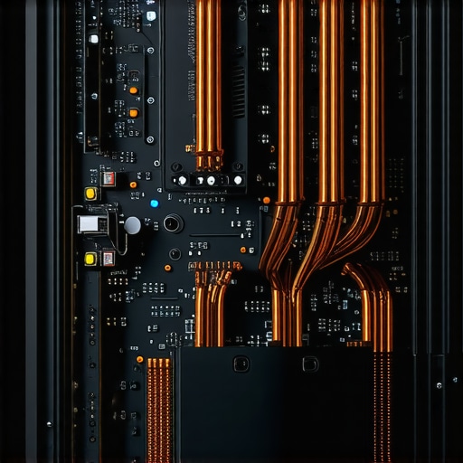 Unutrašnjost lokalnog AI servera sa fokusom na grafičku karticu i hlađenje