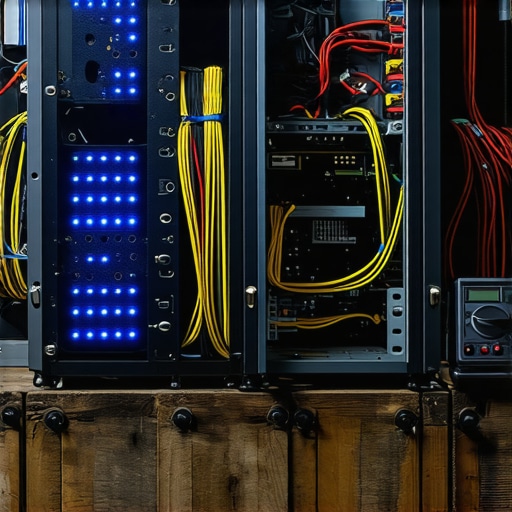 Lokalni AI server na drvenom radnom stolu sa alatima