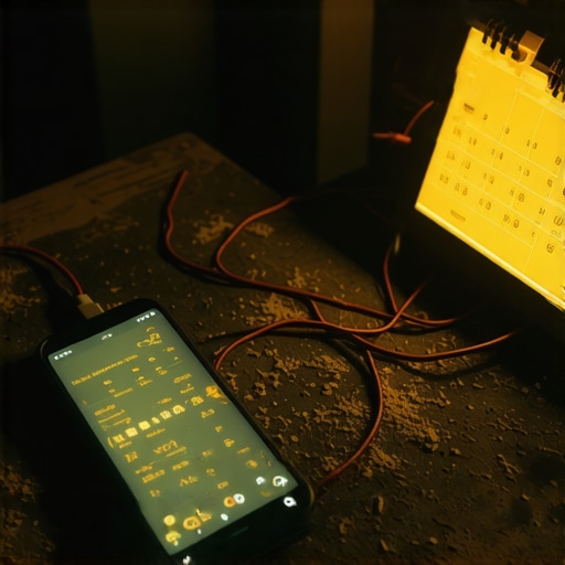 DIY AI Task Manager Setup Gritty DIY setup of an AI voice task manager using old hardware and glowing interfaces.