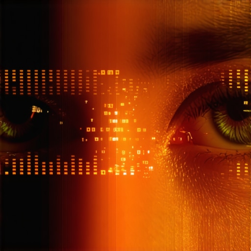 Prikaz digitalnog oka i koda koji simbolizuje AI u filmskoj industriji