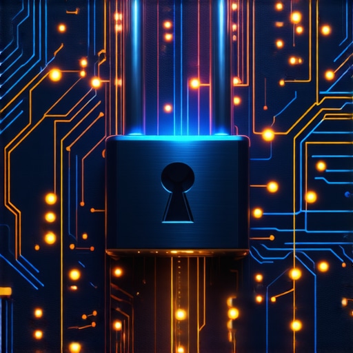 Digitalna zaštita podataka i zakonska usklađenost Slika digitalnog katanca na matičnoj ploči koja simbolizuje zaštitu podataka po zakonu