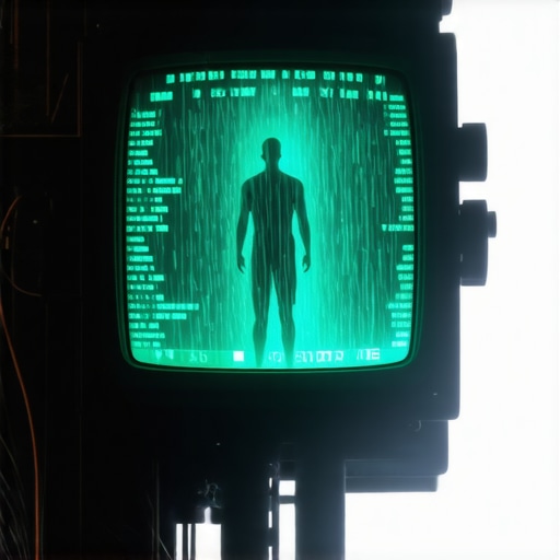 Digitalni kvar AI terapeuta Glitch na ekranu koji simbolizuje grešku AI psihoterapeuta