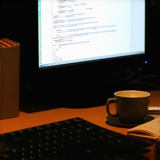 Digitalni radni sto prevodioca u 2026 Moderan radni prostor prevodioca sa AI alatima i monitorskim ekranima